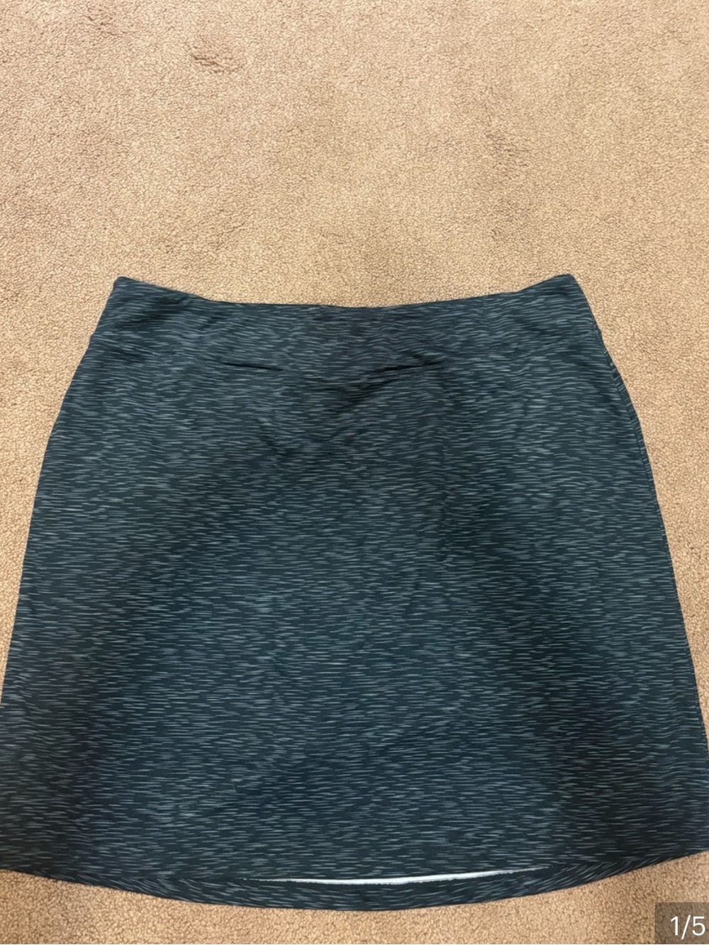 3 for $14 segments luxe Gray Patterned A-Line Skirt size xl